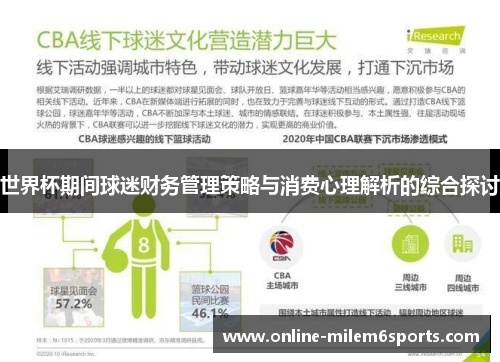 世界杯期间球迷财务管理策略与消费心理解析的综合探讨