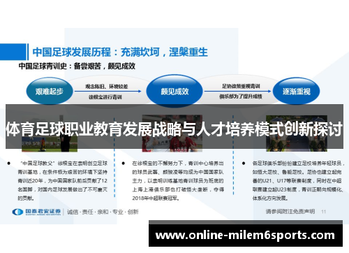体育足球职业教育发展战略与人才培养模式创新探讨