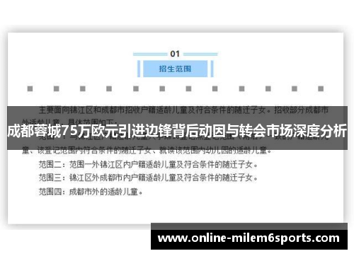 成都蓉城75万欧元引进边锋背后动因与转会市场深度分析