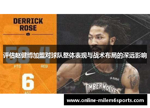 评估赵健博加盟对球队整体表现与战术布局的深远影响
